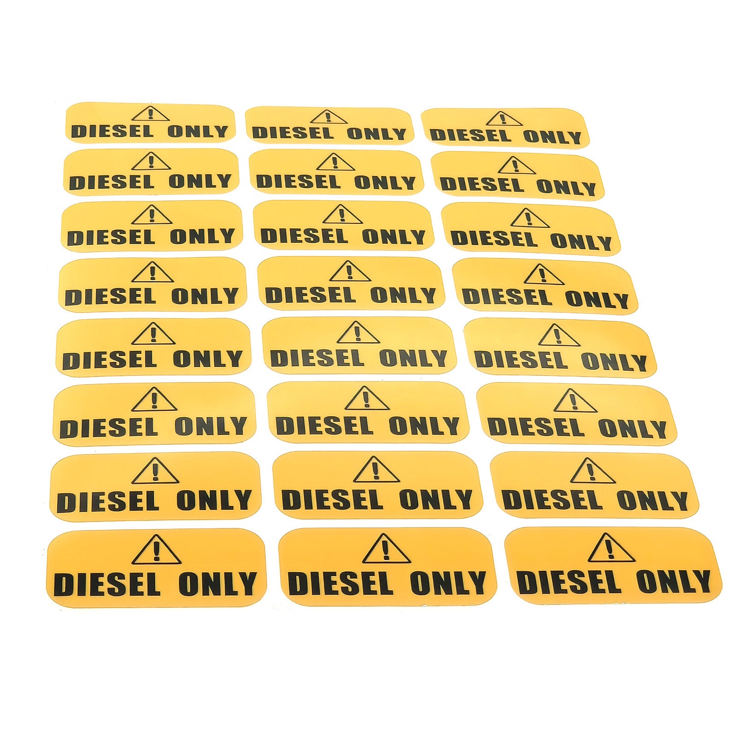 24Pcs Diesel Only Sticker Decal for Truck Fuel Tank