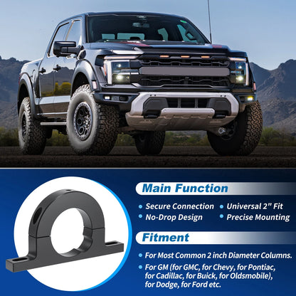 2" Aluminum Universal Steering Column Mount