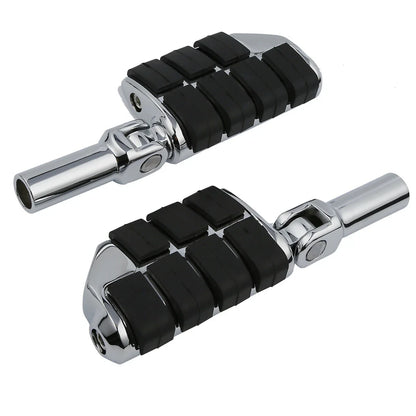 Chrome Rear Passenger Foot Pegs for Harley Softail Slim (2012-2017)