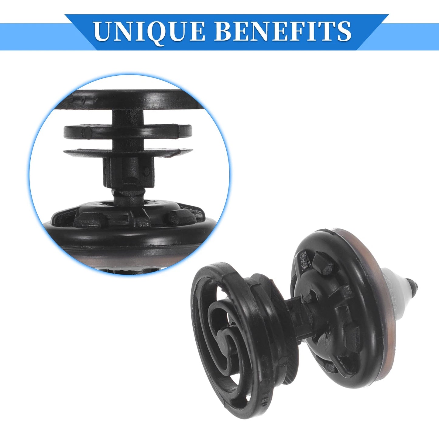 30 Pcs Door Panel Trim Retainer Clips for Audi A5 Quattro (2008–2023) Nylon Black