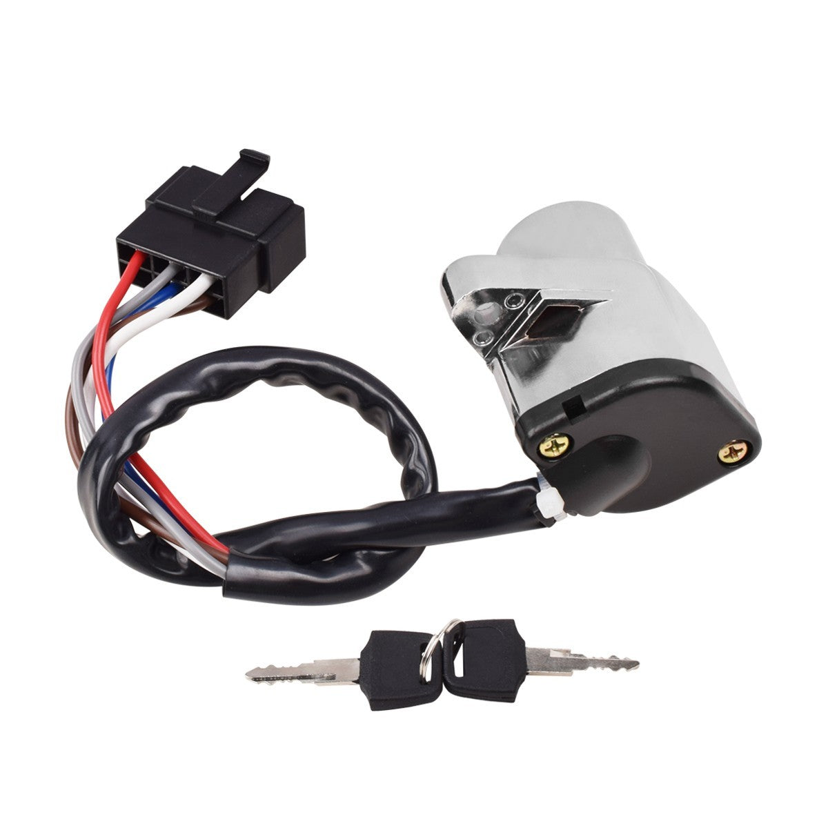 Ignition Switch and Fuel Gas Cap Key Set for Kawasaki EN500 Vulcan 500 (2001–2009)