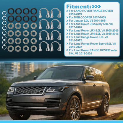Set of 8 O-Ring Rebuild Repair Kit C2D24387 for Land Rover Range Rover (2010–2019)