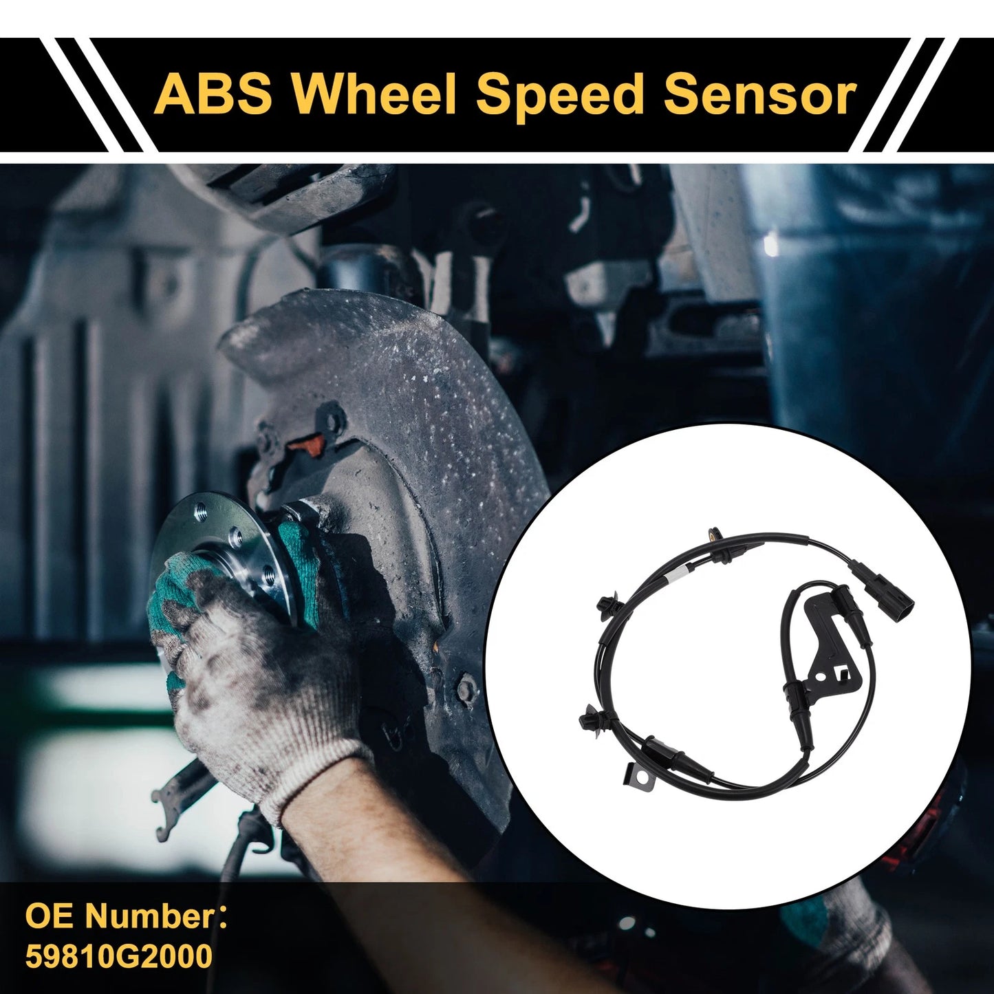 ABS Wheel Speed Sensor No. 59810G2000 for Hyundai Elantra (2020–2025)