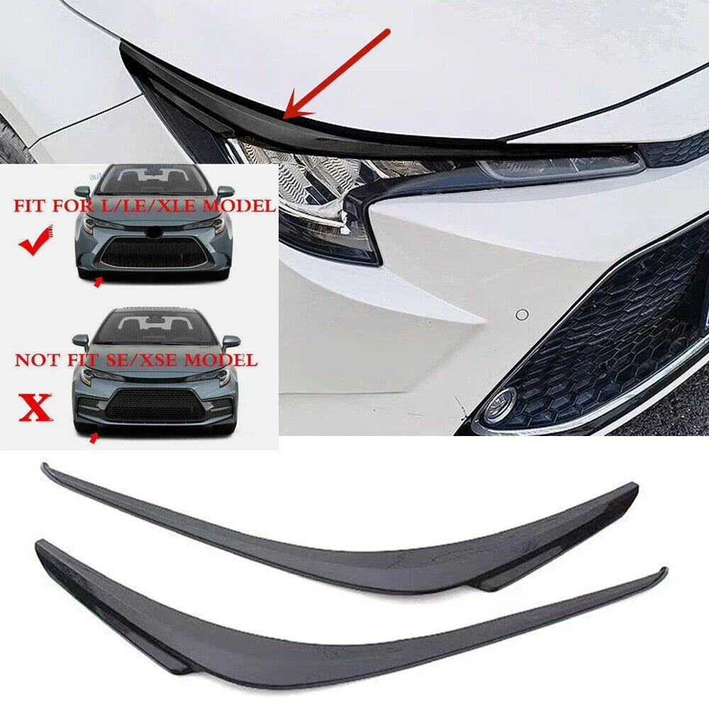 Front Headlight Eyebrow Eyelid Strip for Toyota Corolla (2020–2024)