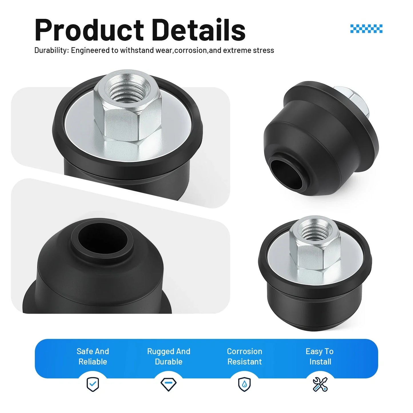 Front Stablizer Bar Linkage Bushing for Polaris RZR (2008–2013)