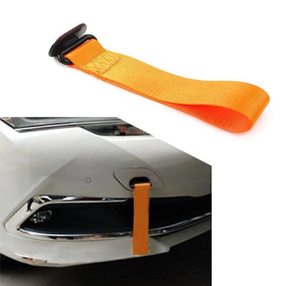 Tow Strap for Universal Cars (Rally Hook, Yellow)