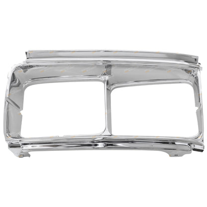 Set of Chrome Headlight Surrounds for Toyota Landcruiser (1990–1994)