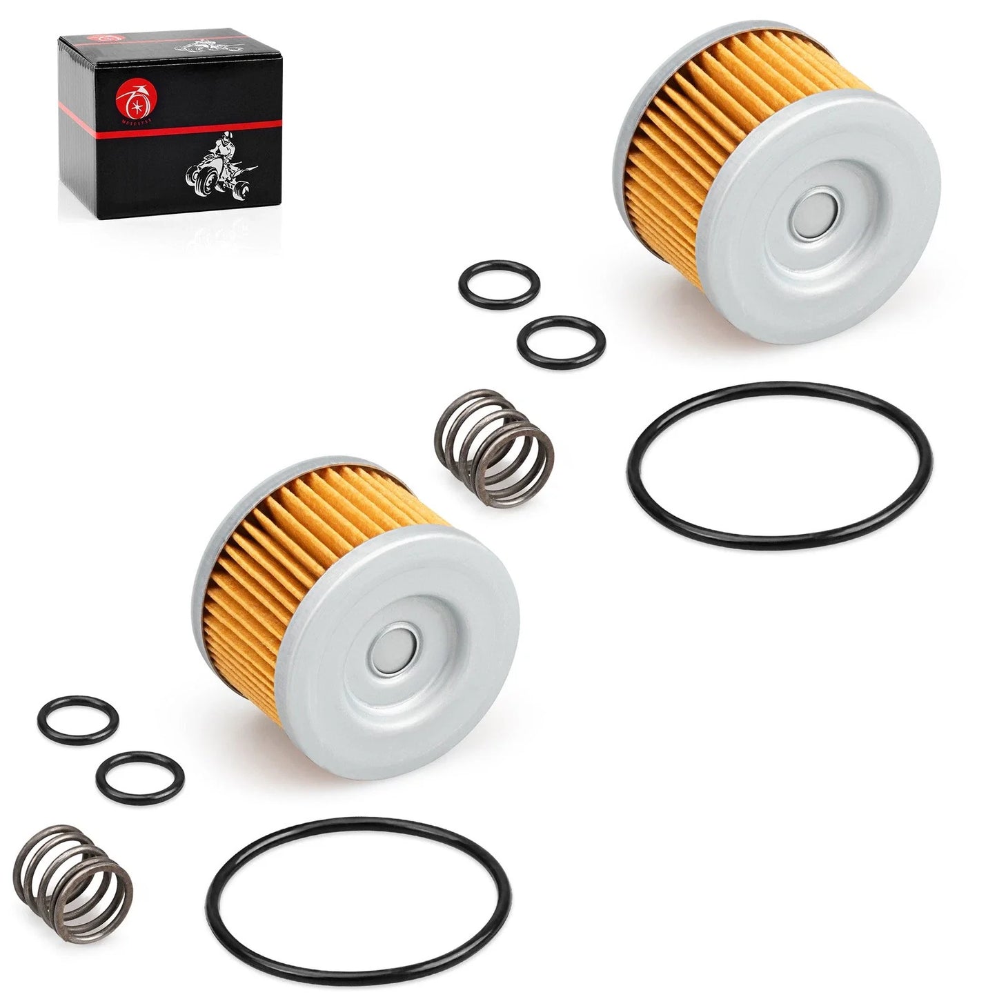 2 x Oil Filter & Spring O-Ring for Honda XR Series
