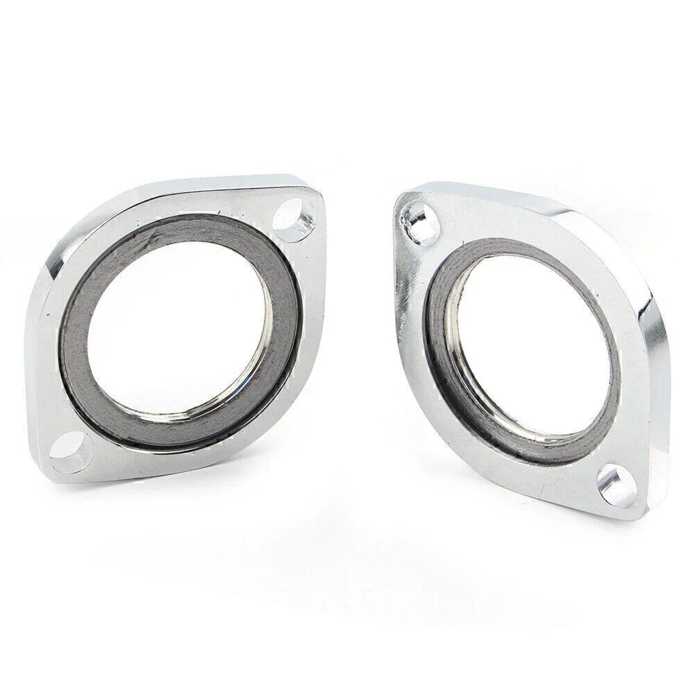 Exhaust Flange Kit with Gasket for Dyna Road Glide Electra Glide