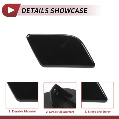 Front Left/Right Washer Nozzle Cover Cap for BMW X1 (2013 - 2015) Black