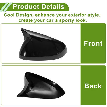 1 Pair Mirror Cover Cap Replacement Gloss Black for Chevrolet Trax (2024–2025)