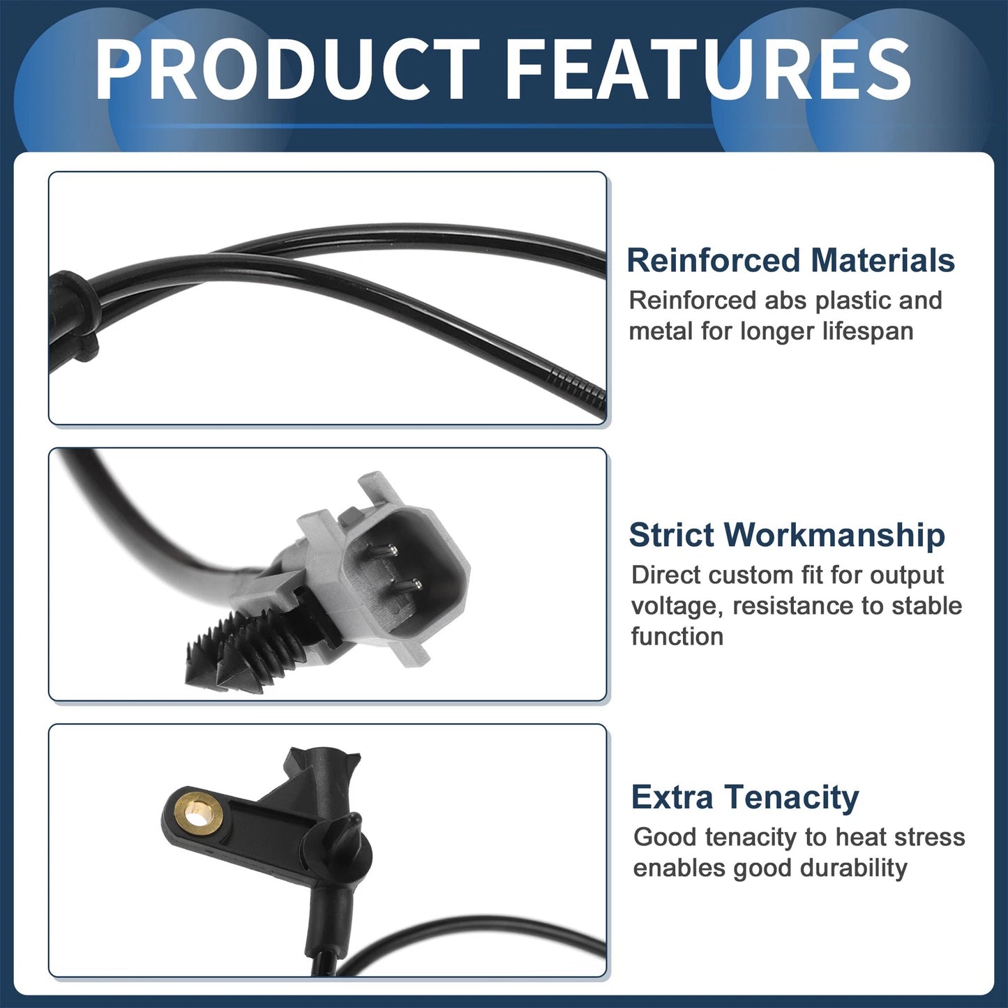 ABS Wheel Speed Sensor No.4683470AE for Chrysler Town & Country (2011–2016)