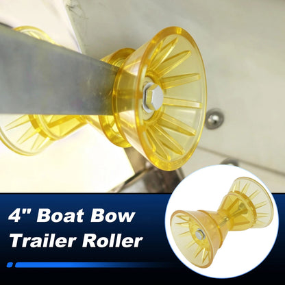 4" Boat Bow Trailer Roller with End Bells