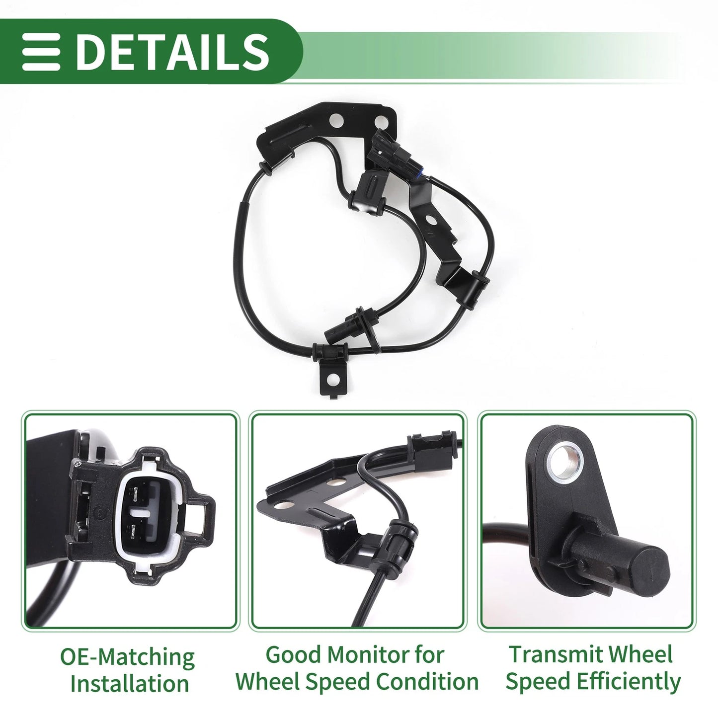 ABS Wheel Speed Sensor No. 956802W000 for Kia Sorento (2012–2019)