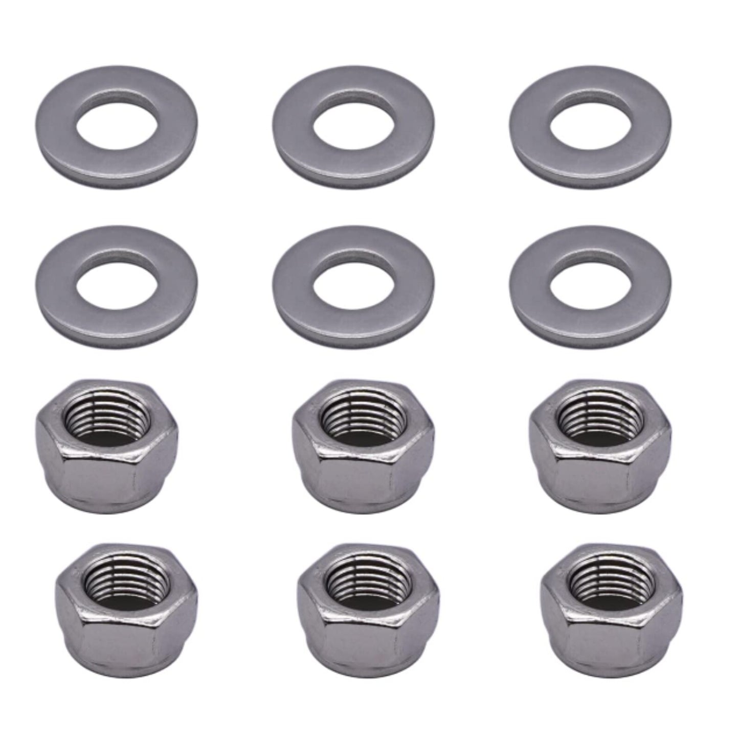 6 Packs Nut & Washer Kit for Mercury (Fits Various Models)