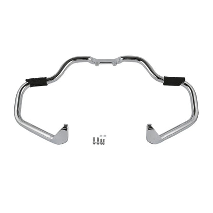 Chrome/Black Mustache Engine Guard Crash Bar for Indian Chieftain (2014-2025)