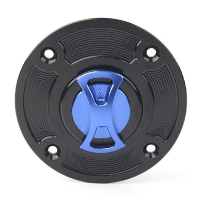 Blue Fuel Gas Tank Cap Cover for Suzuki TL1000S GS500 GSXR600 GSXR750 GSXR1000