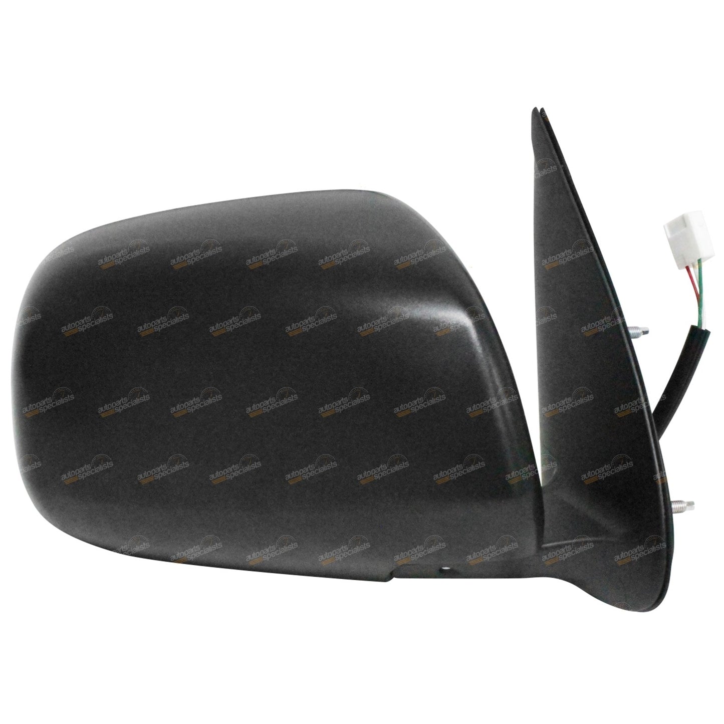 Set of 2 Black Electric Side Door Mirrors for Toyota Hilux (2005–2010)