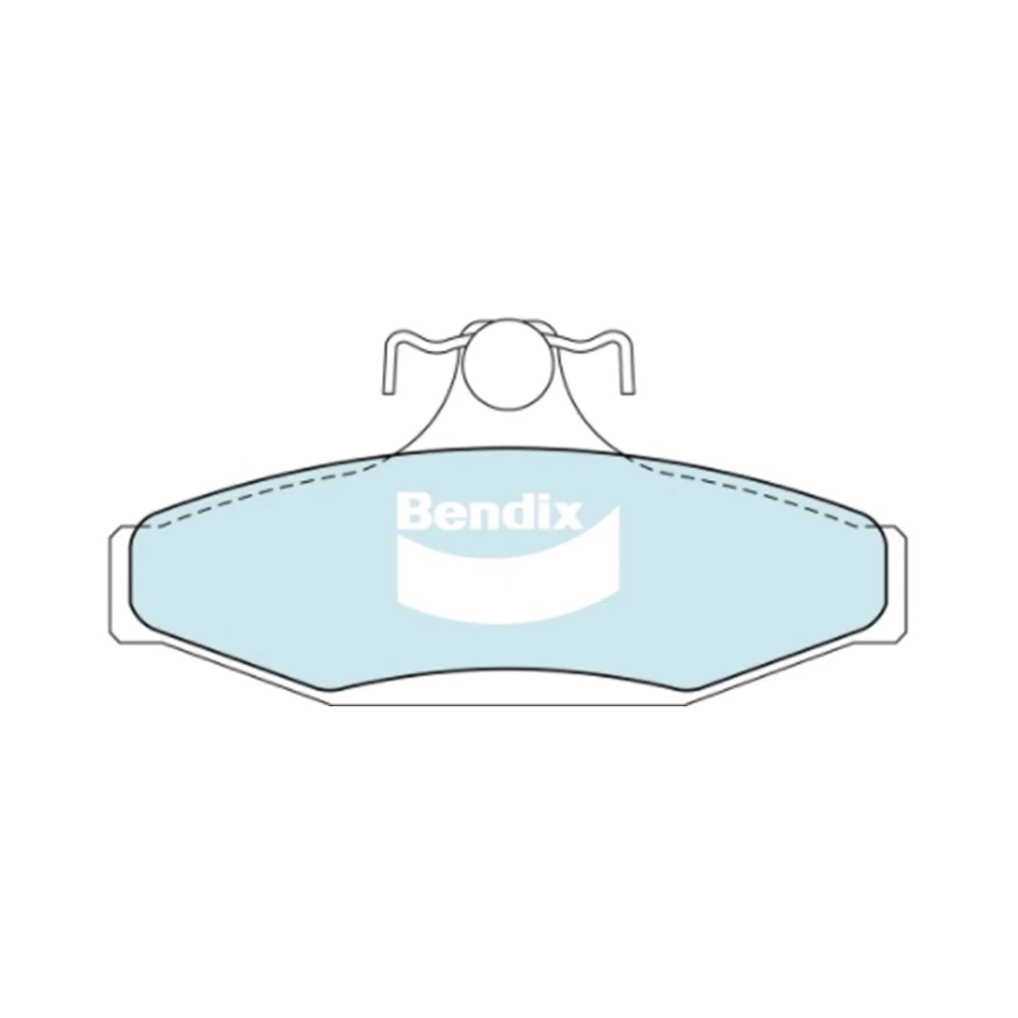 Set of 4 Heavy Duty Rear Disc Brake Pads for Ssangyong Musso (1996–1998)
