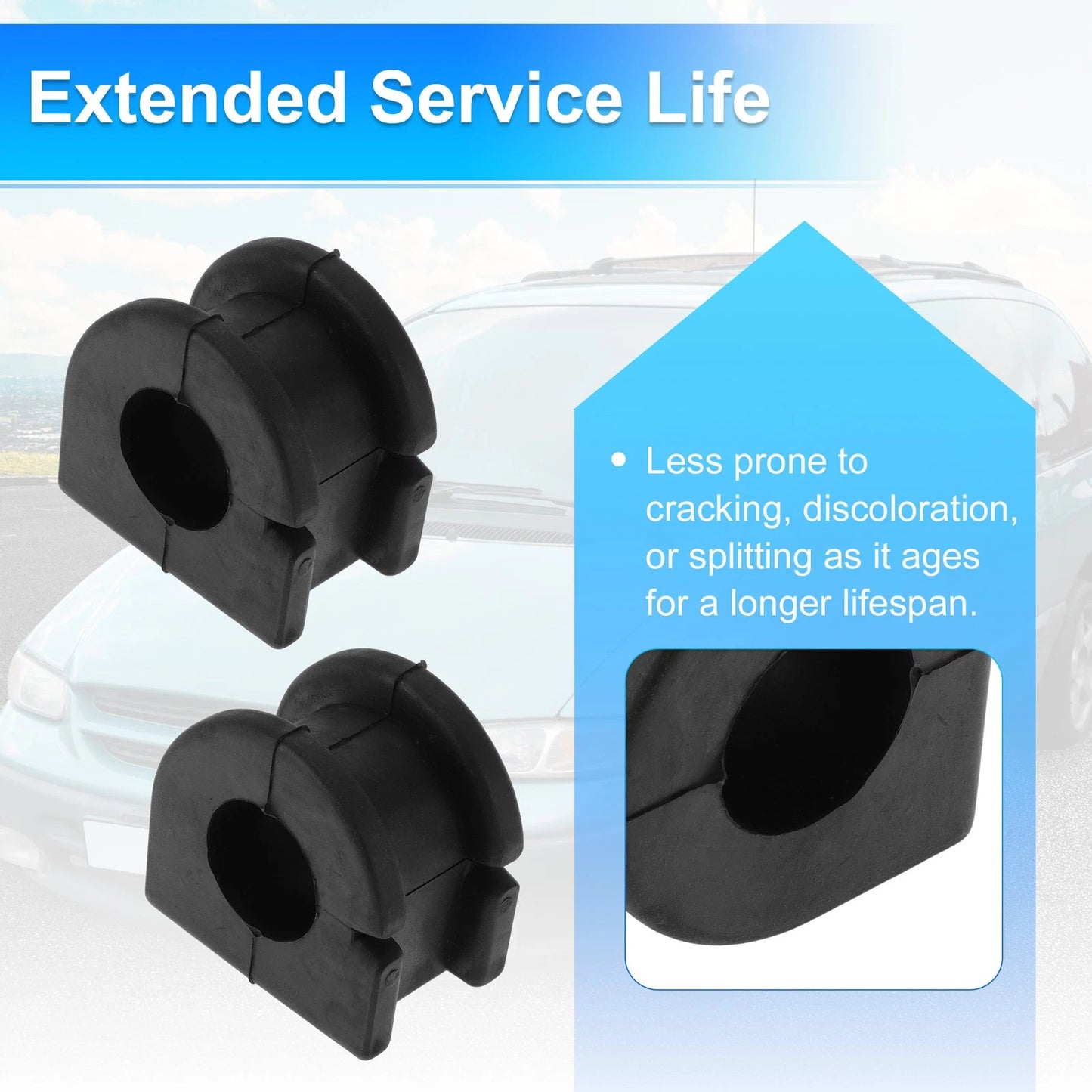 Stabilizer Sway Bar Bushing Kit No.K200334 for Chevrolet Equinox (2010–2017)