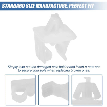 5 Pcs Car Hood Prop Rod Holders for Honda Civic 2dr (2006-2015)
