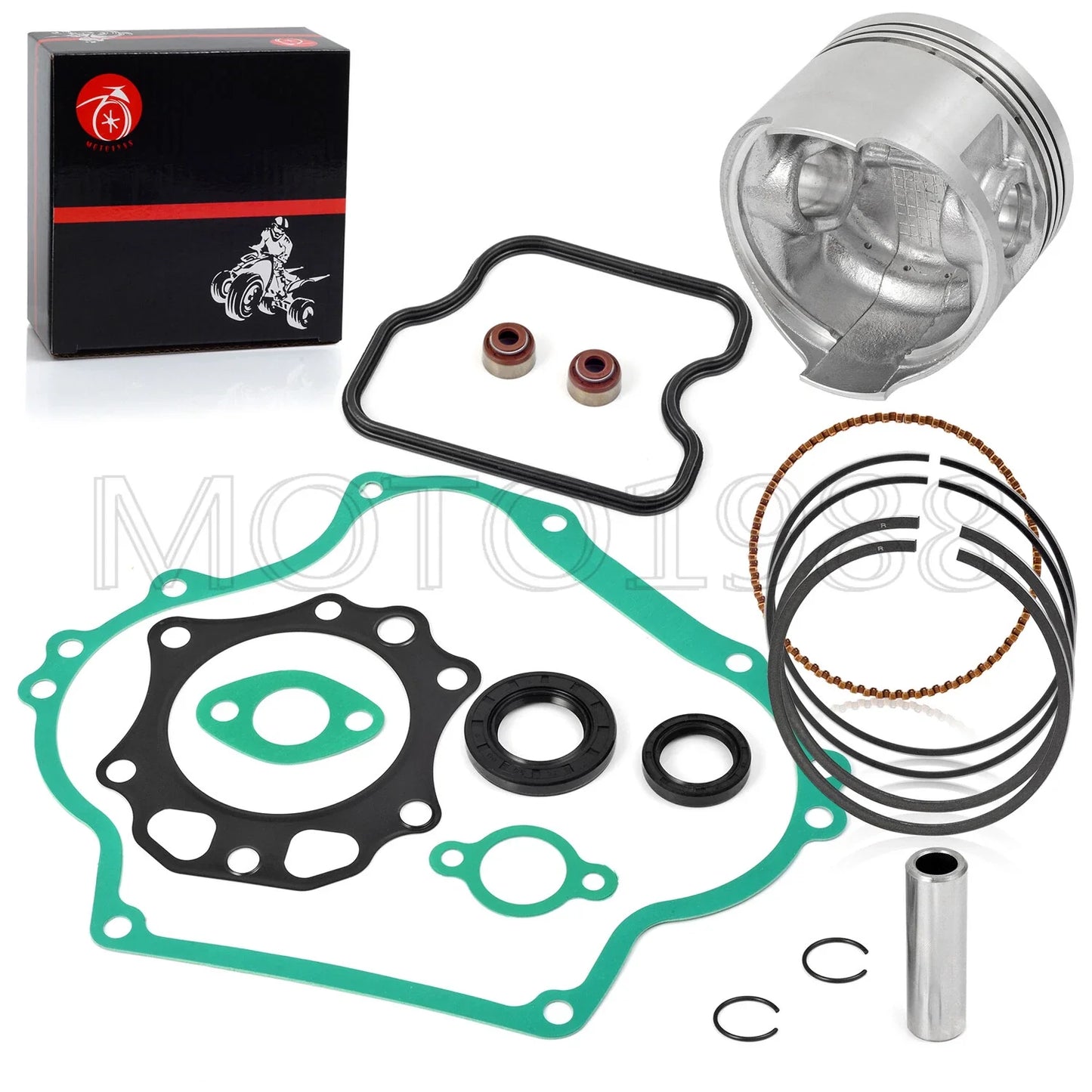 Piston Ring Gasket Kit OS for Club Car DS Precedent FE290 (1992–2006)