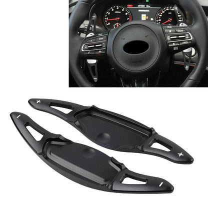 Aluminum Steering Wheel Paddle Shifter Extensions for Kia Stinger (18-23)