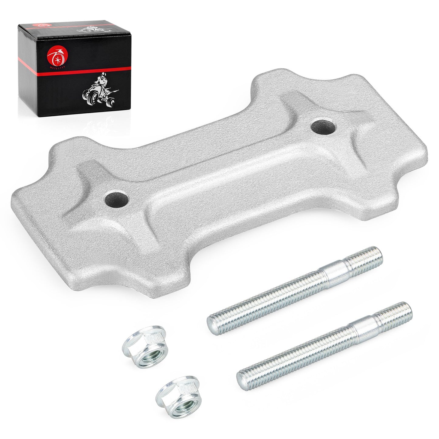 Plate Chain Adjuster and Bolt Nut for Suzuki QuadRacer 250 (1985–1992)