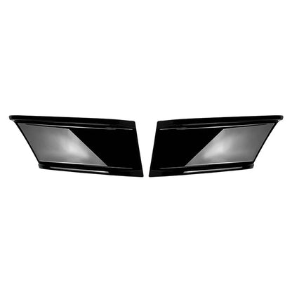 Black Front Bumper Side Splitter Spoiler for BMW 4 Series G22 G23 (20-24)