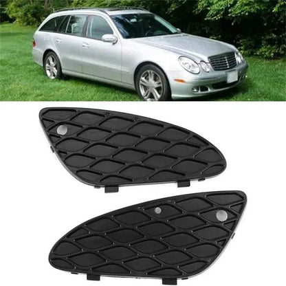 Front Bumper Cover Mesh Grille Black for Mercedes-Benz W211 E-Class (2003-2009)
