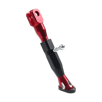 5 Speed Leather Gear Shift Knob for Universal Fit (Black/Red)