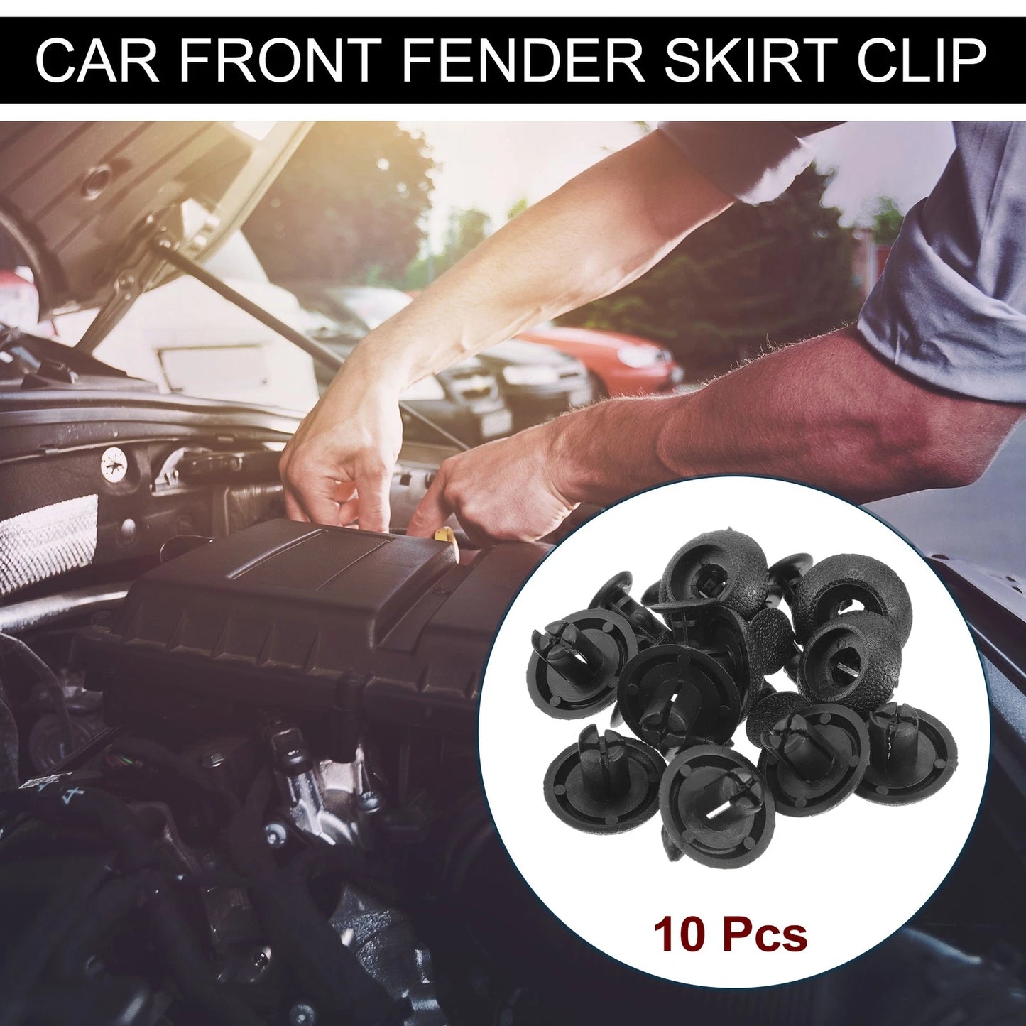 Set of 10 Front Fender Skirt Clips for Toyota 4Runner (2010–2020) & Avalon (2010)