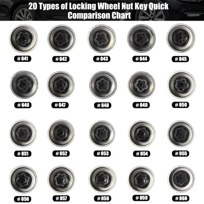 Locking Lug Nut Removal Key for BMW 3/5/7 Series