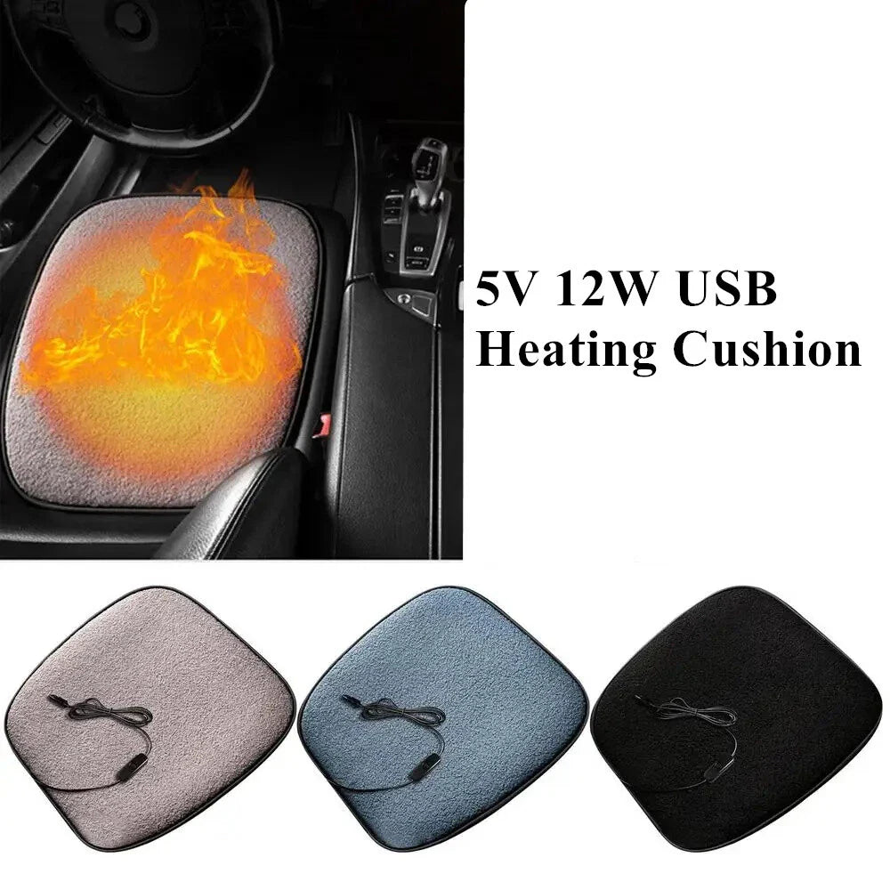 5V USB Heating Pad for Car Seat Heater Winter Warmer Cushion