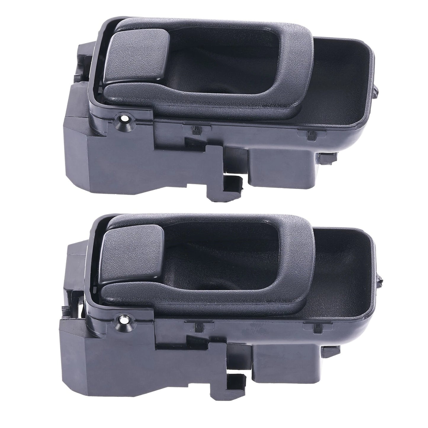 Set of 2 Inner Door Handles for Nissan Navara (1997–2015) Black