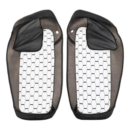 Saddlebag Lid Speaker Cutout Covers for Harley Road King Street Glide (14-23)