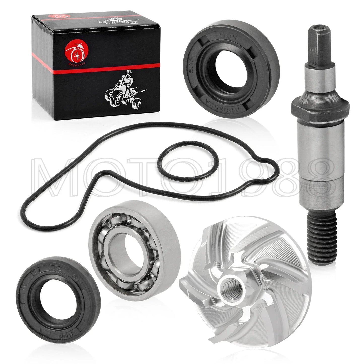 Water Pump Seal Impeller Shaft Bearing Kit WR400F/426F/450F (1998–2012)