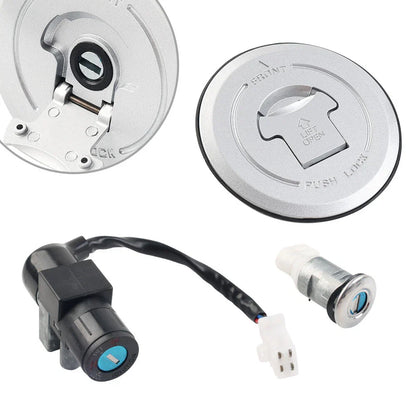 Ignition Switch Lock & Fuel Cap Cover Set for Honda MSX125 GROM125 (2014-2015)
