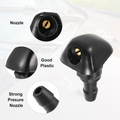 2pcs Windshield Wiper Washer Nozzle Spray Jet for Honda Civic (2006–2011) No. 76810SWAE01