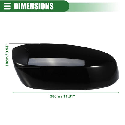 Right Rearview Mirror Cap for Chevrolet Silverado 1500 (No. 25788155) Gloss Black