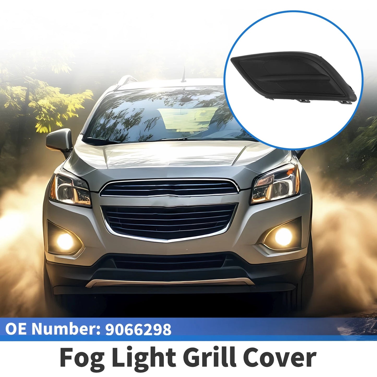 1 Pc Fog Light Grill for Chevrolet Sail (2015–2018) No. 9066298