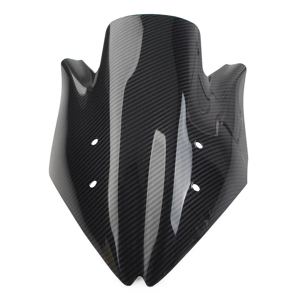 Black Carbon Fiber ABS Windshield for KAWASAKI Z1000 (2007-2009)