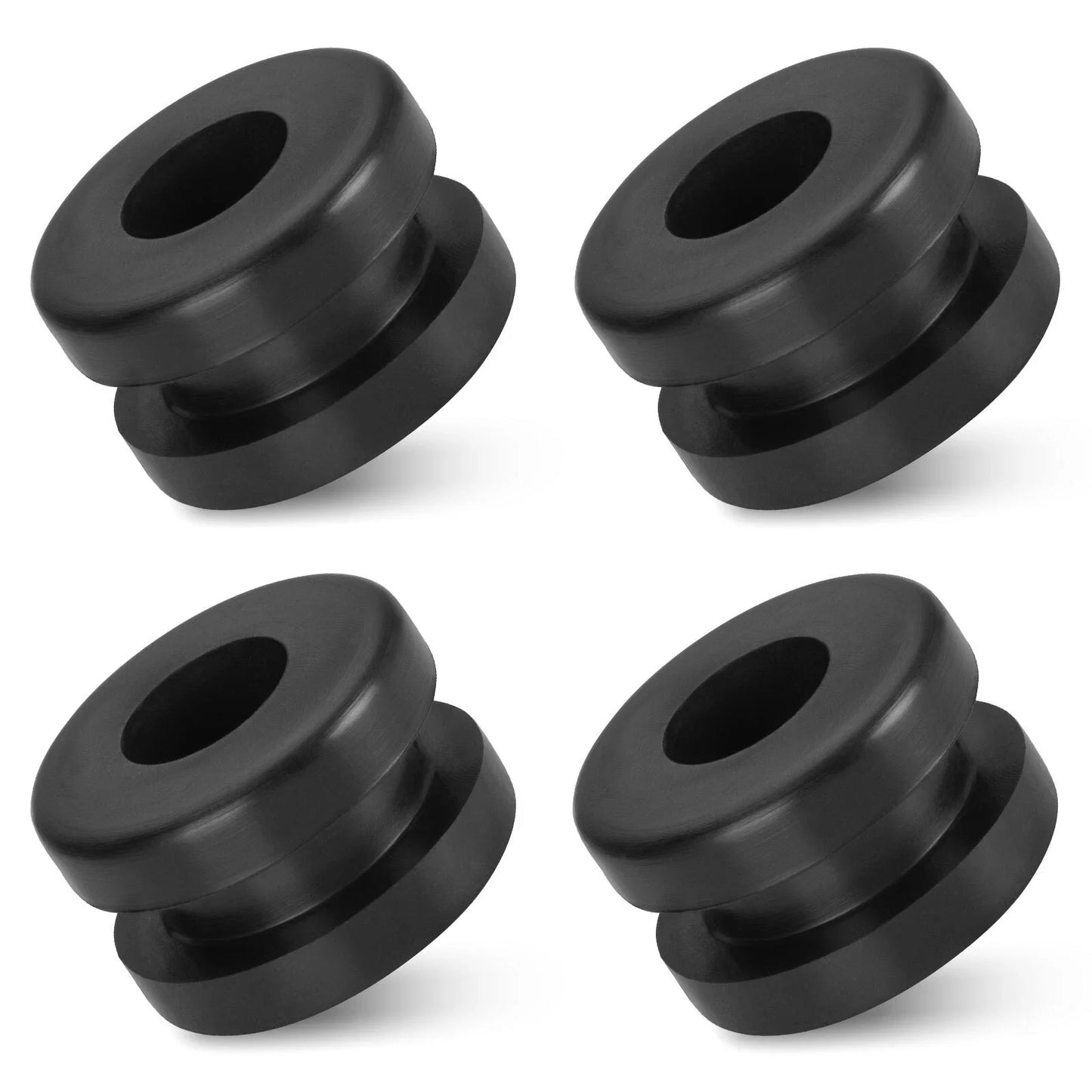 Rubber Heel Guard Grommets x4 Yamaha YFM350X YFZ350 YFS200 (1986–2006)