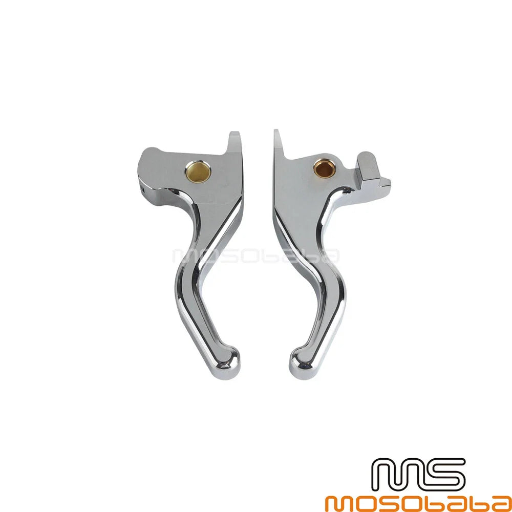 Chrome Clutch & Brake Hand Levers for Harley Softail Slim S FLSS (16)