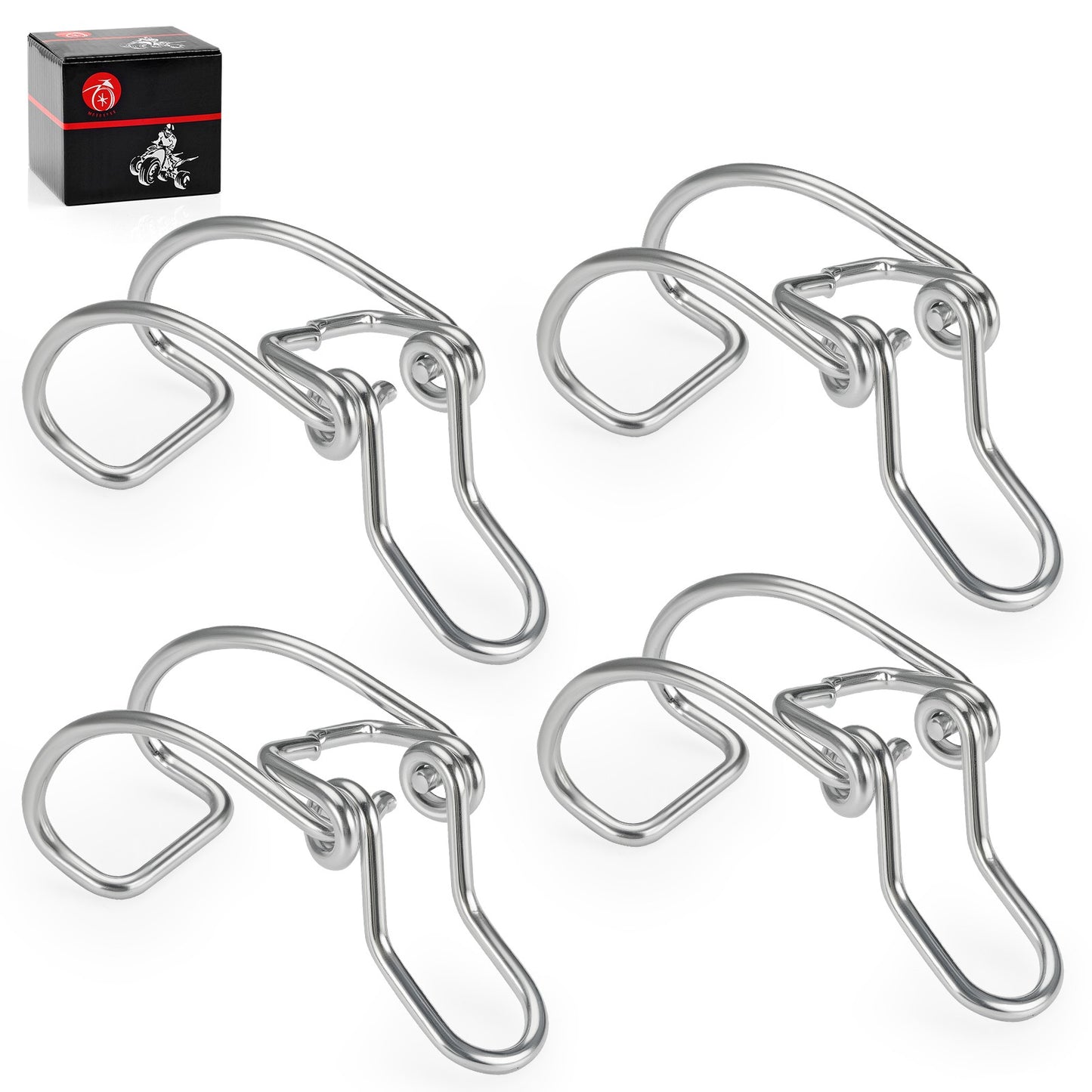 Set of 4 Airbox Clips for Polaris RZR Turbo S (2020–2021)