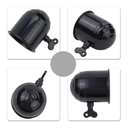 1pc 50mm Car Tow Bar Ball Cover Lockable Key Towing Hitch Trailer Protector Cap
