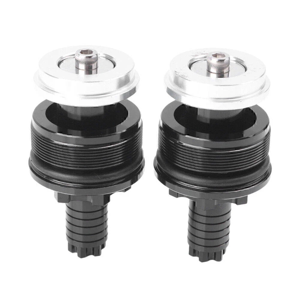 CNC Preload Adjusters for Yamaha YZF-R25/R3 Fork Bolts BLACK (2014-2023)