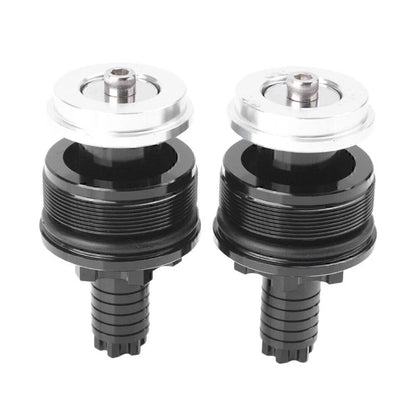 CNC Preload Adjusters for Yamaha YZF-R25/R3 Fork Bolts BLACK (2014-2023)