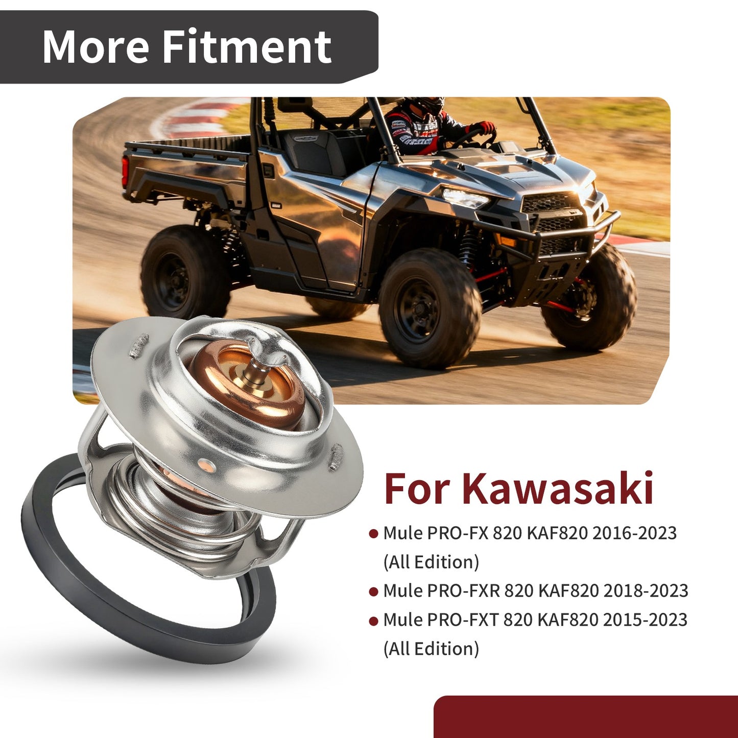 Thermostat O-Ring for Kawasaki Mule PROFX PROFXR PROFXT (2015–2023)