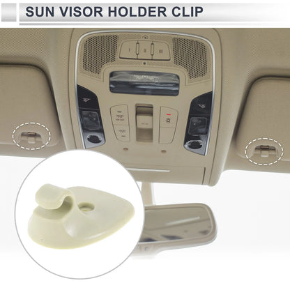 Sun Visor Holder Clip for Chrysler Sebring & Dodge Avenger (2007-2010) Beige